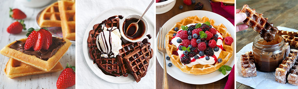 receita de waffle