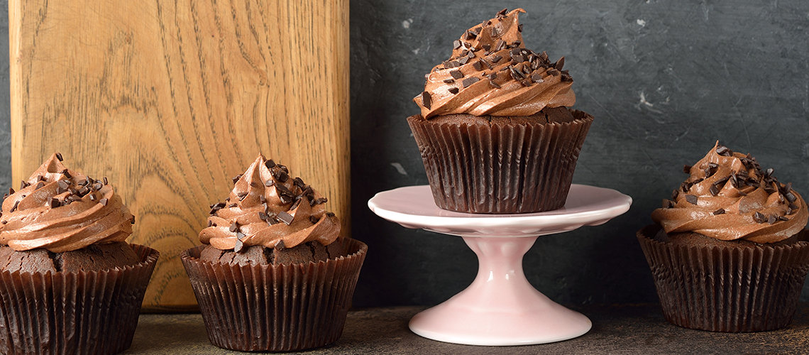 Receita de cupcake de chocolate