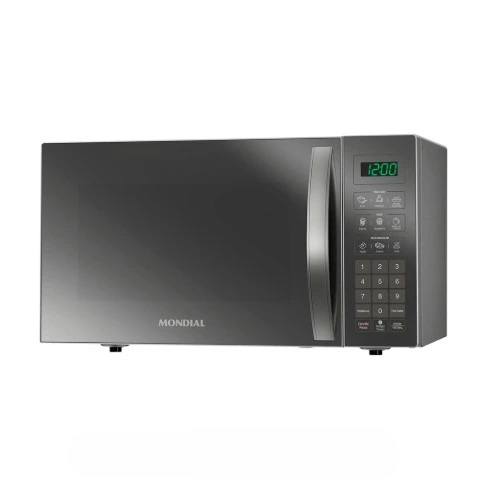 Forno elétrico de mesa Black+Decker compacto com controle manual de temperatura e tempo