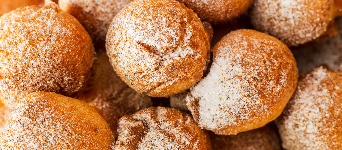 Receita de bolinho de chuva na sanduicheira