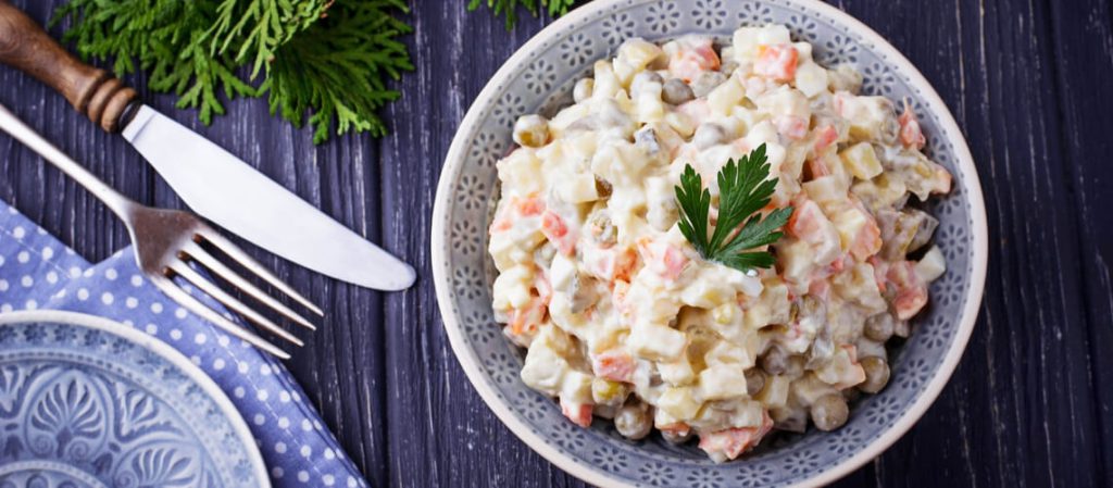 Deliciosa receita de salada olivier