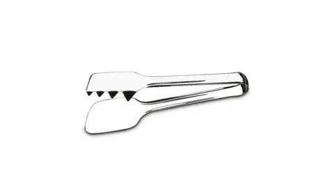 Pegador de Salada Inox – Utensílio de Cozinha para Servir Saladas Pegador de salada em aço inoxidável com design ergonômico e bordas serrilhadas para pegar folhas delicadas