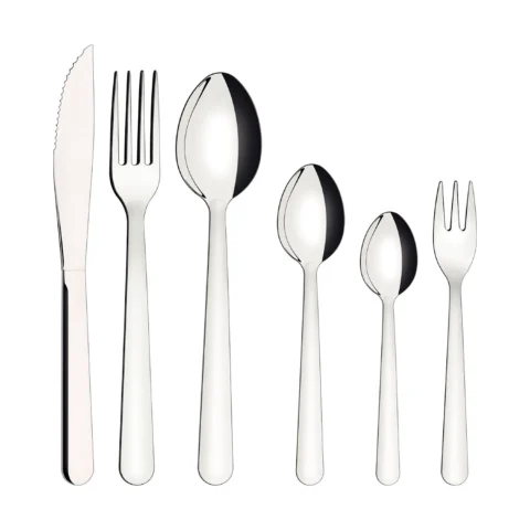 Faqueiro de inox Faqueiro de inox, uma faca, dois garfos e três colheres