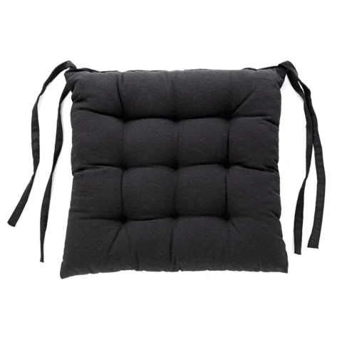 Almofadas decorativas futon veludo preto