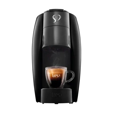 cafeteira expresso em capsula preta